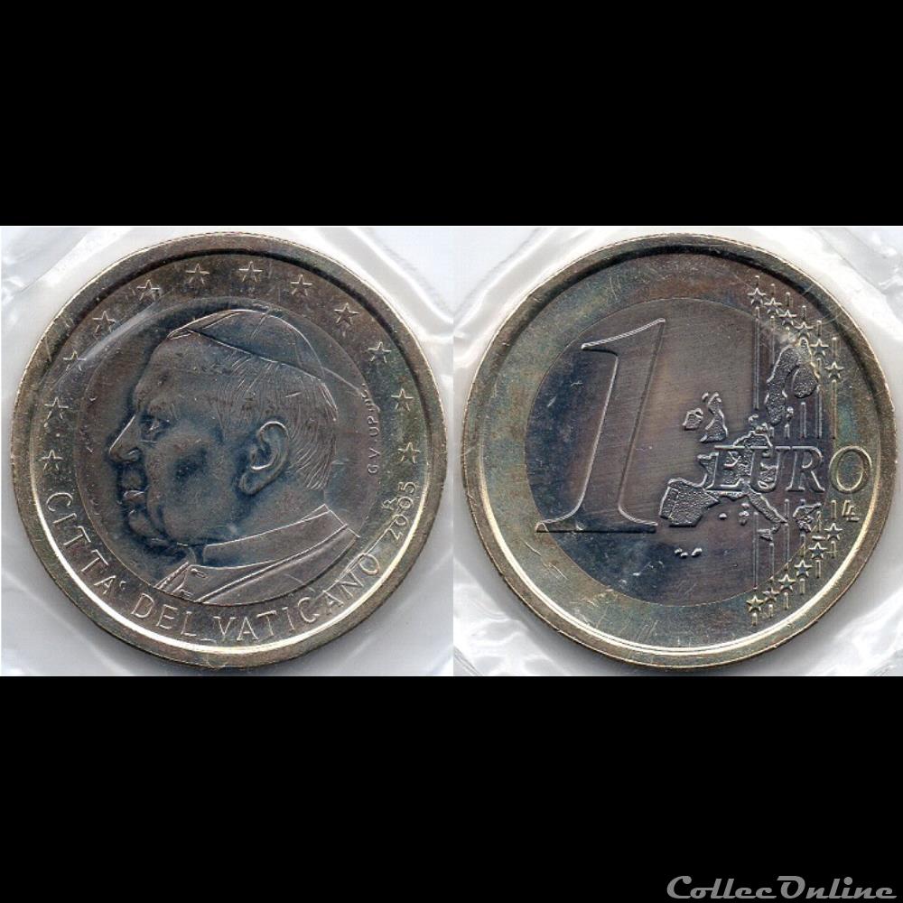 2005 : 1 Euro monnaie vatican 2005 1 euro