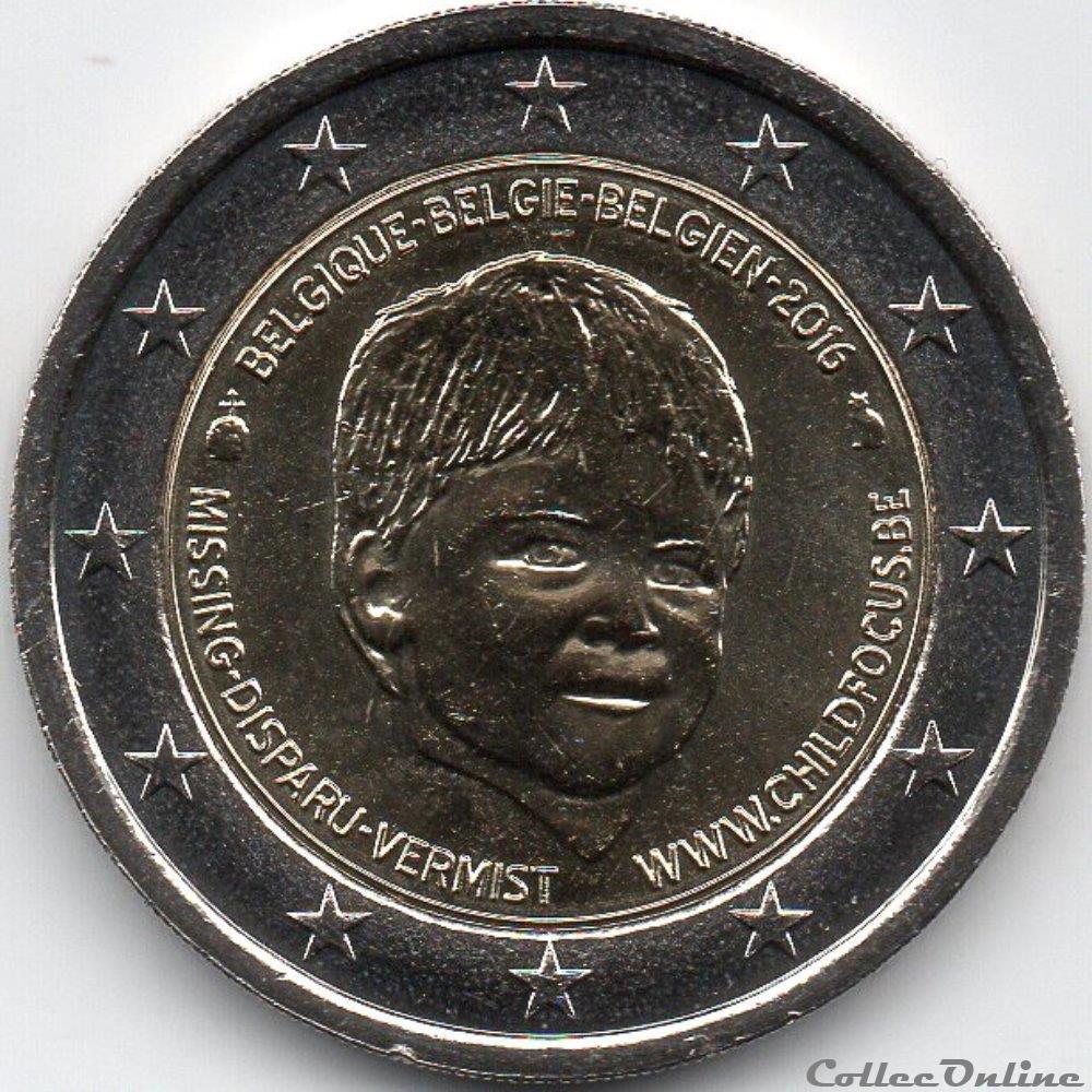 monnaie euro belgique 2016 20 ans child focus journee des enfants disparus