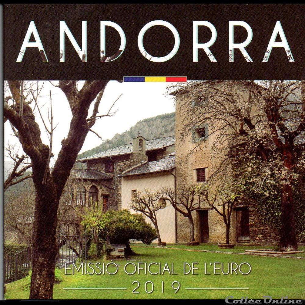 BU : 2019 série BU monnaie euro a andorre bu 2019 serie bu
