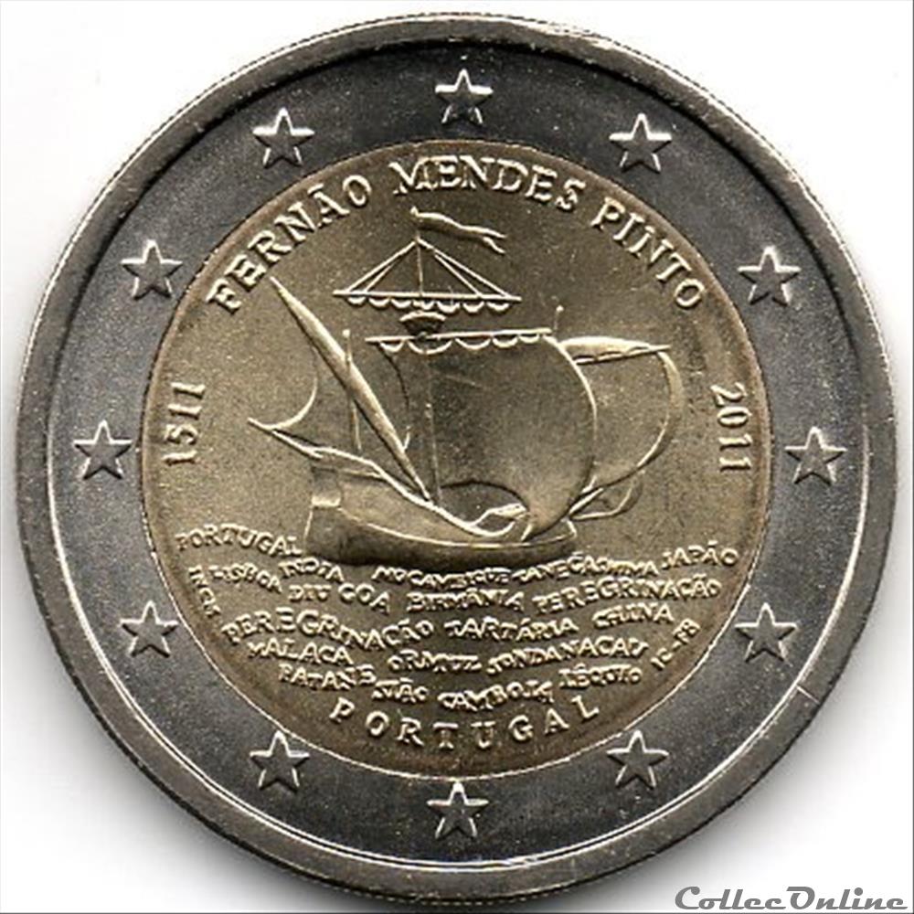 2011 : Fernao Mendes Pinto monnaie euro portugal 2011 fernao mendes pinto
