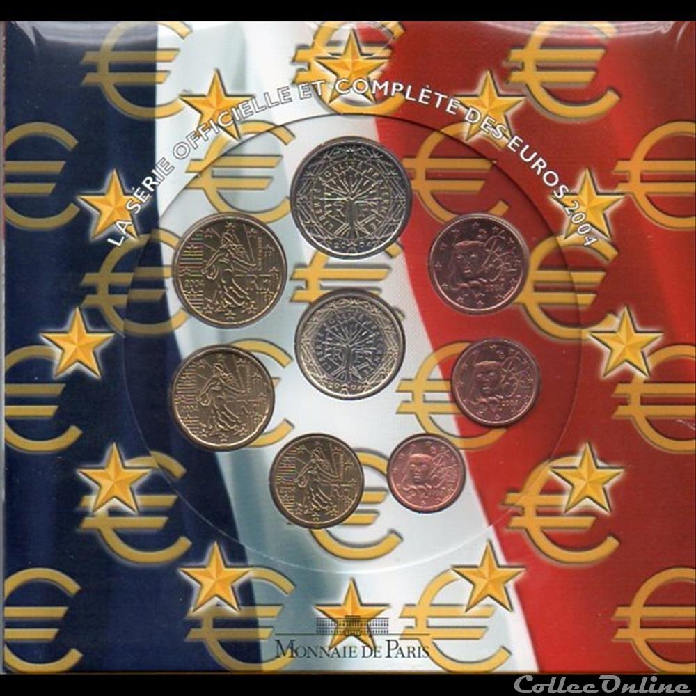 monnaie euro france bu 2004