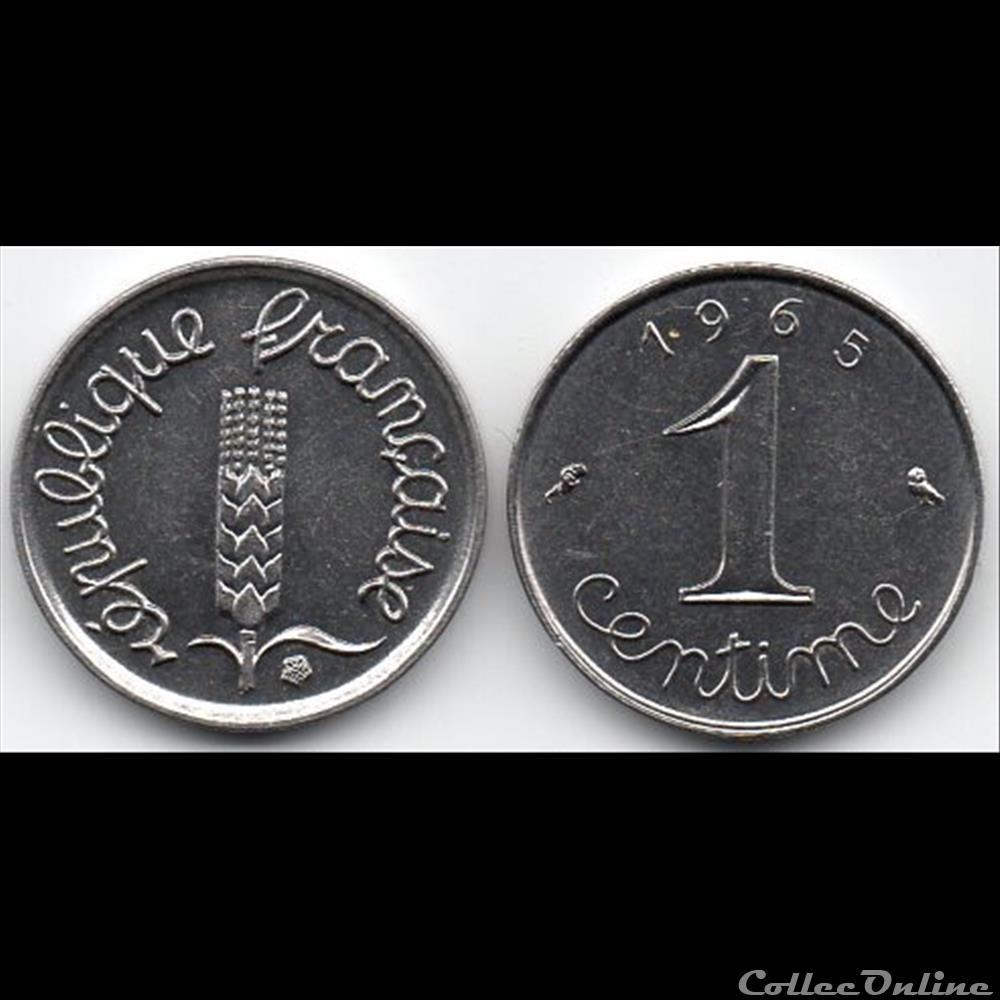 1 centime Epi 1965 monnaie france moderne 1 centime epi 1965