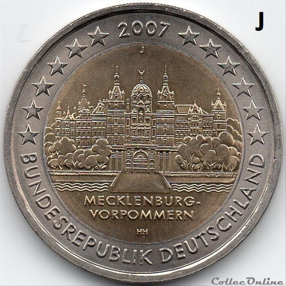 2007 : Ludwigskirche Sarre 4 monnaie euro allemagne 2007 ludwigskirche sarre