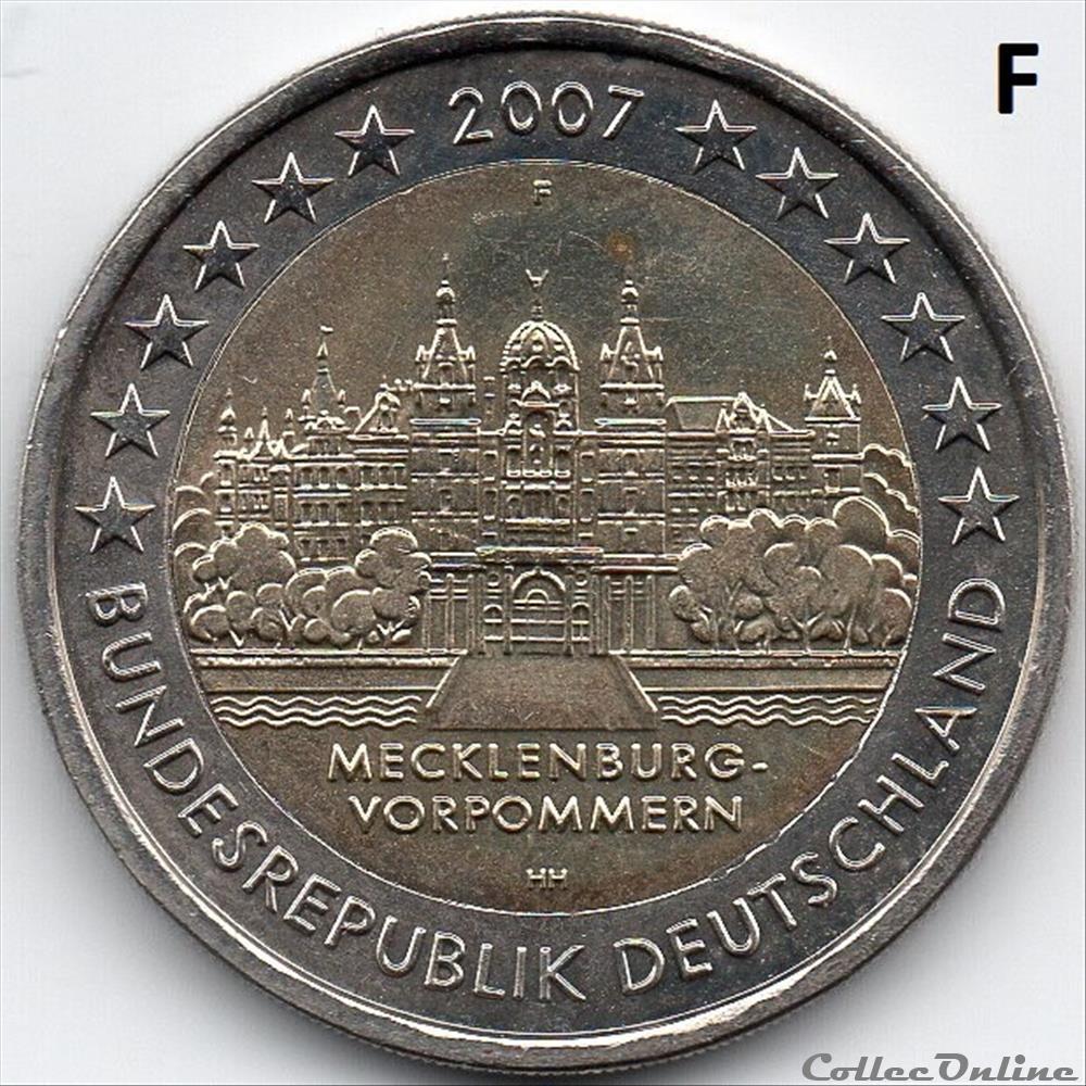 2007 : Ludwigskirche Sarre 3 monnaie euro allemagne 2007 ludwigskirche sarre