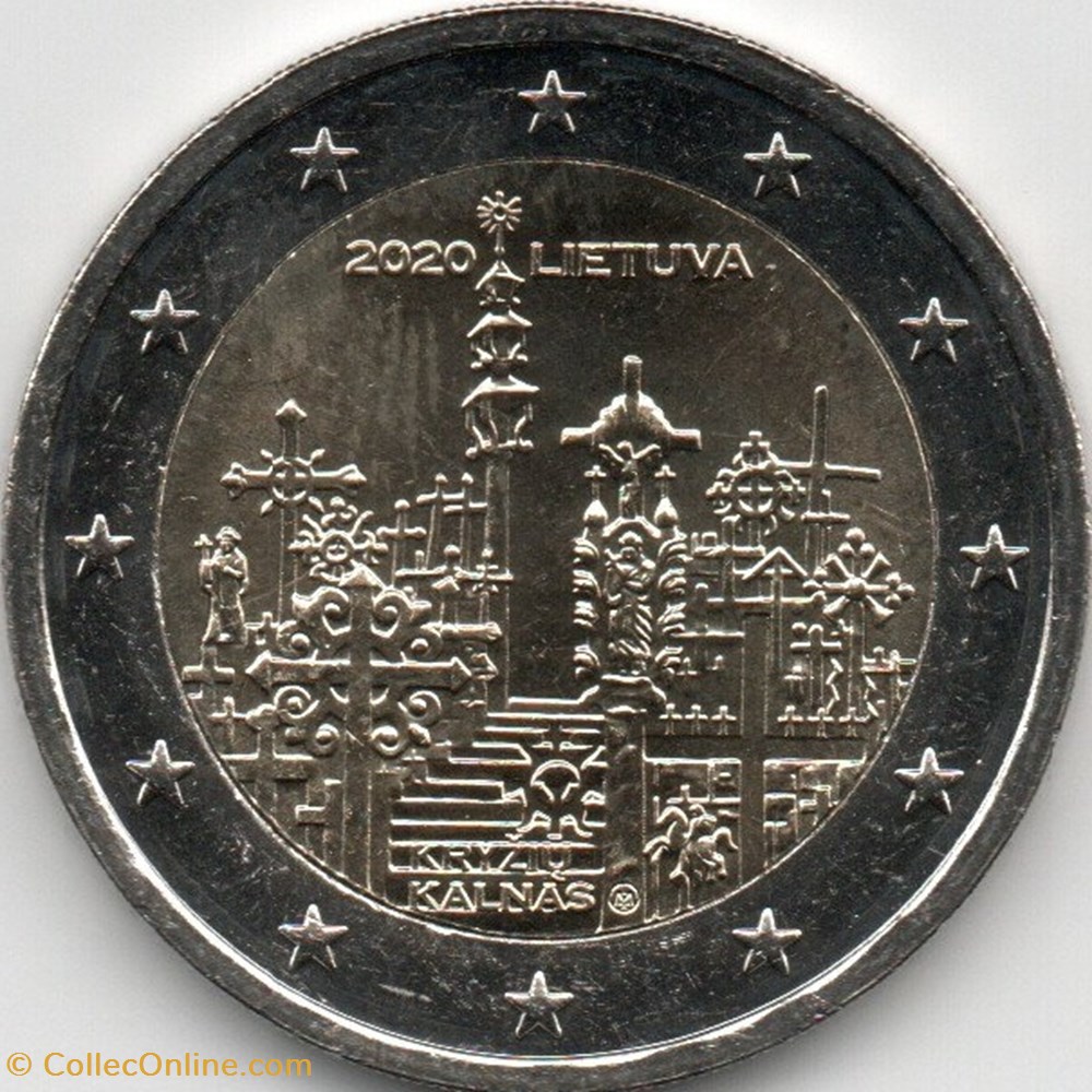 2020 : Colline des Croix monnaie euro a lituanie 2020 colline des croix
