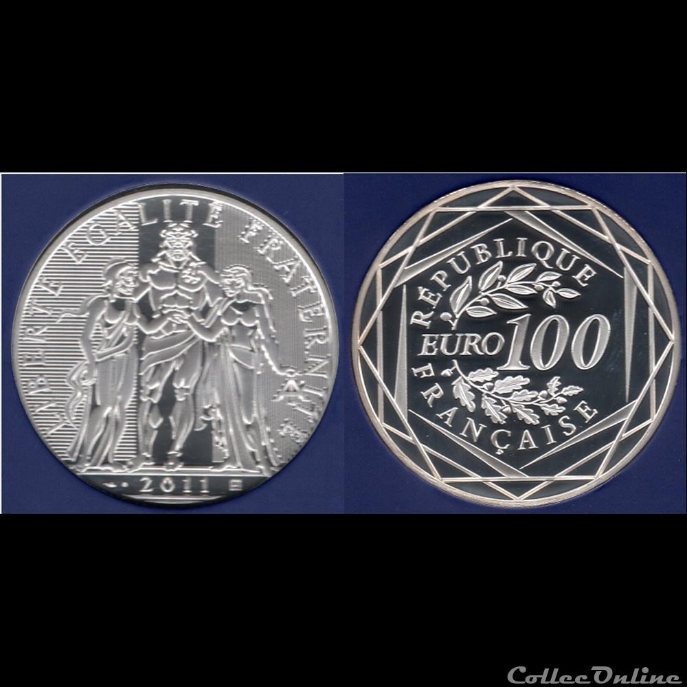 2011 : Hercule argent monnaie euro france 2011 hercule argent