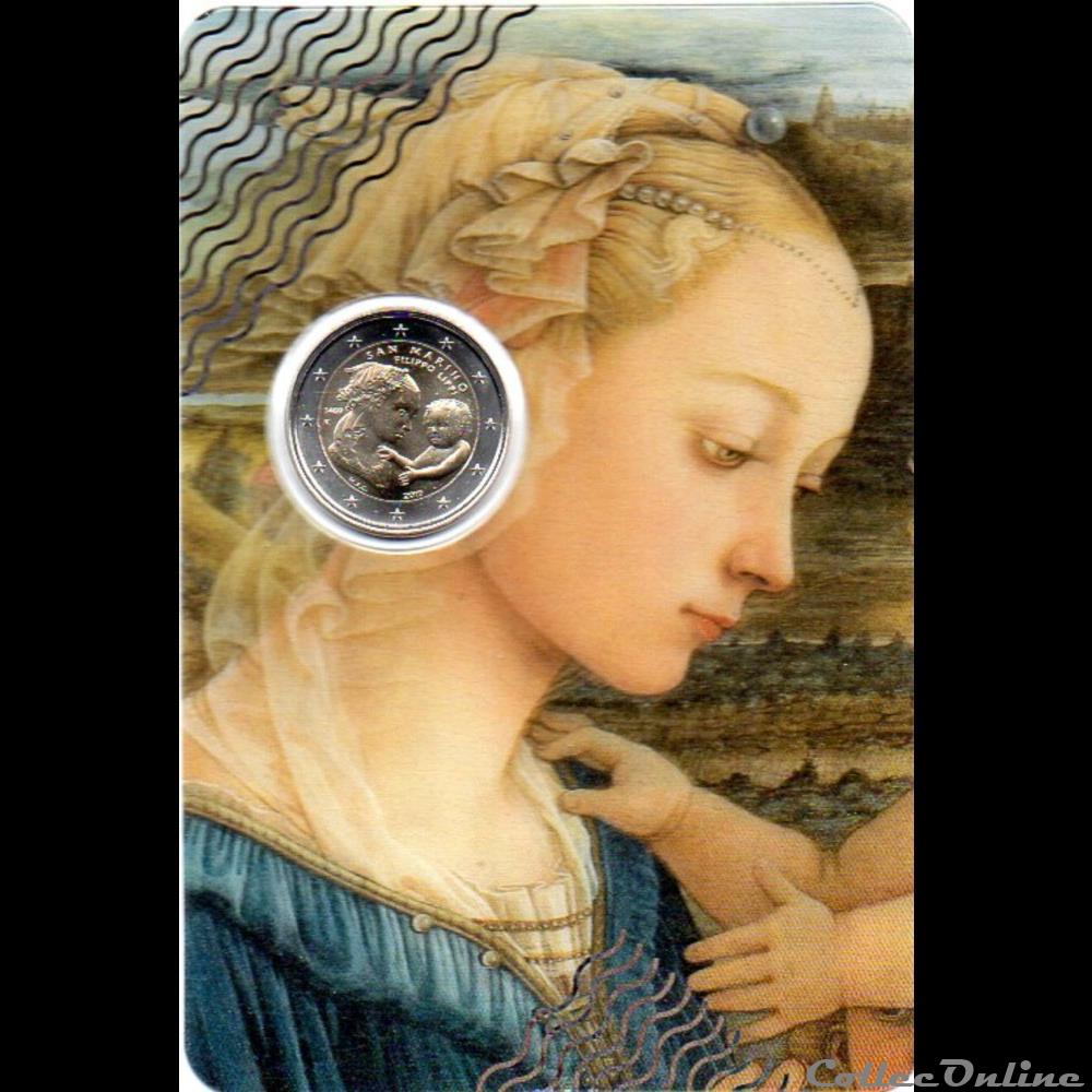 2019 : Filippo Lippi monnaie euro a saint marin 2019 filippo lippi