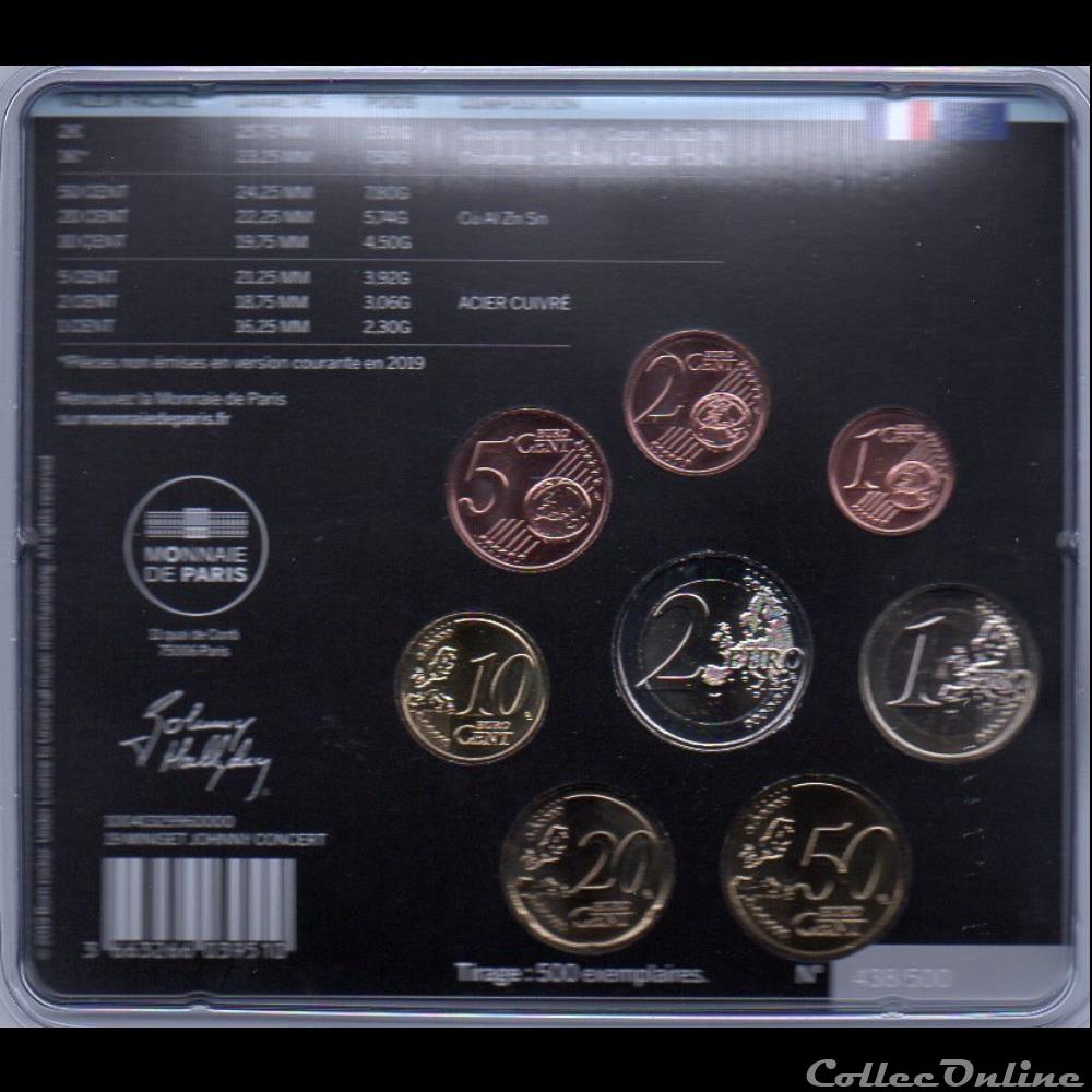 BU : 2019 monnaie euro a france bu 2019