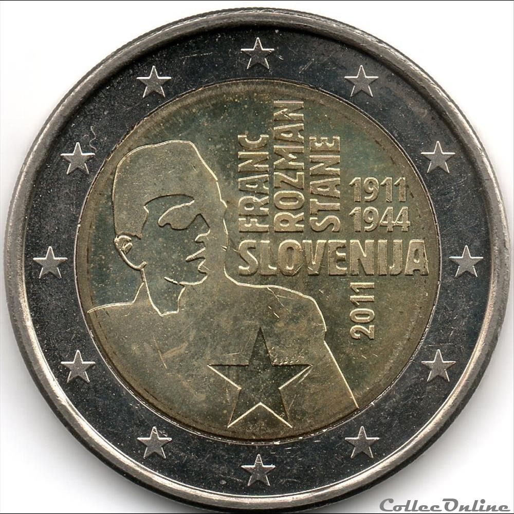 2011 : 100 ans Franc Rozman Stane monnaie euro slovenie 2011 100 ans franc rozman stane