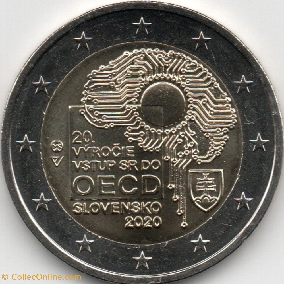 2020 : 20ème anniversaire de l’adhésion à l’OCDE monnaie euro slovaquie 2020 20eme anniversaire de l adhesion a l ocde