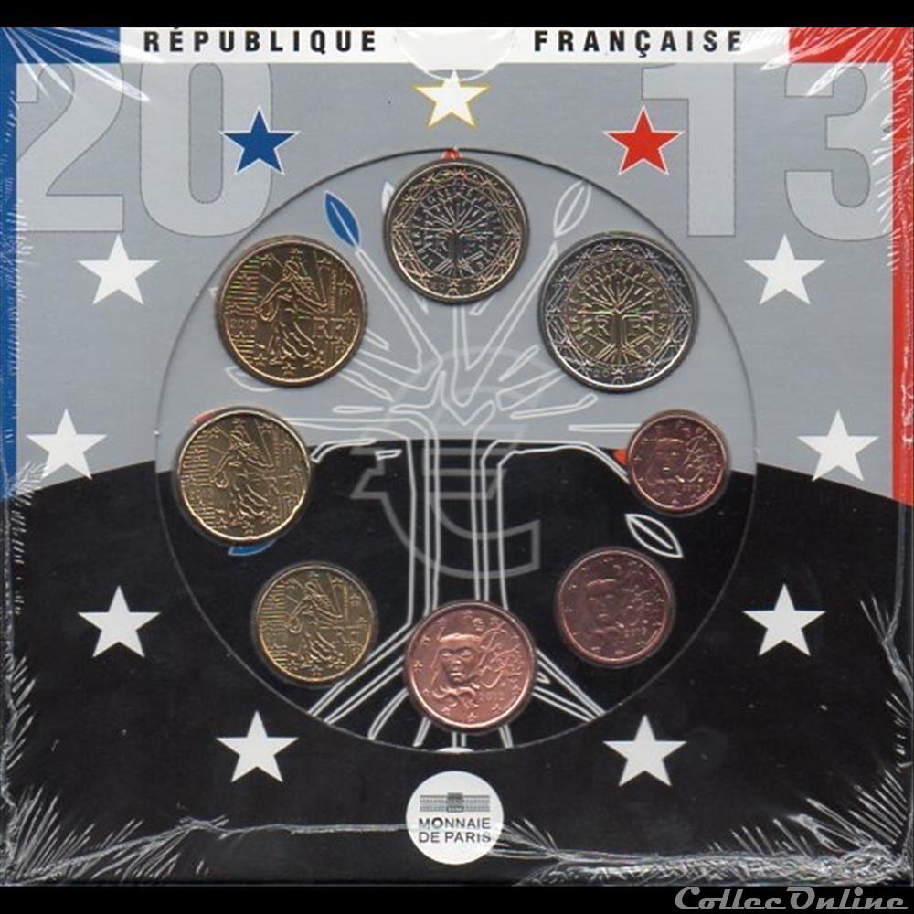 BU 2013 : monnaie euro france bu 2013