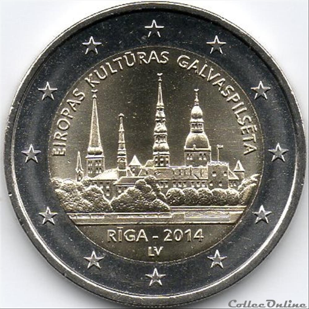 2014 : Riga monnaie euro lettonie 2014 riga