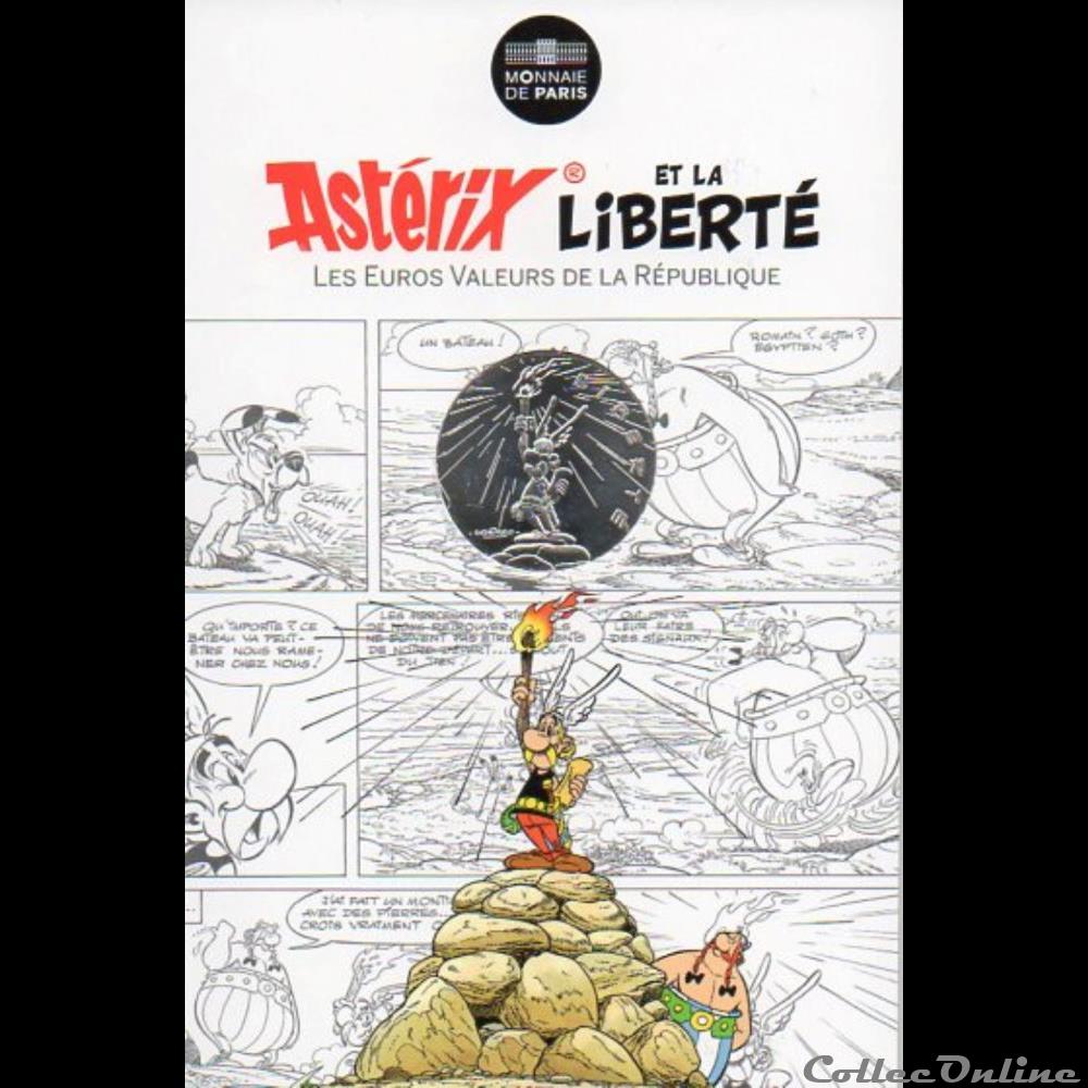 2015 : Astérix et la liberté argent monnaie euro france 2015 asterix et la liberte argent