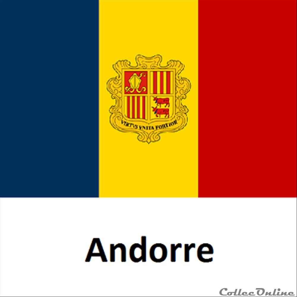 Drapeau nationnal monnaie euro andorre drapeau nationnal
