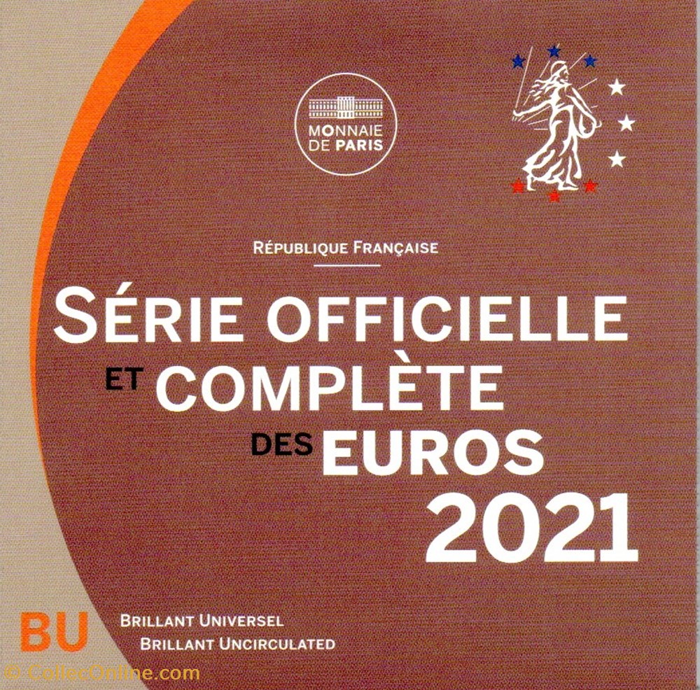 BU : 2021 monnaies euros a france bu 2021