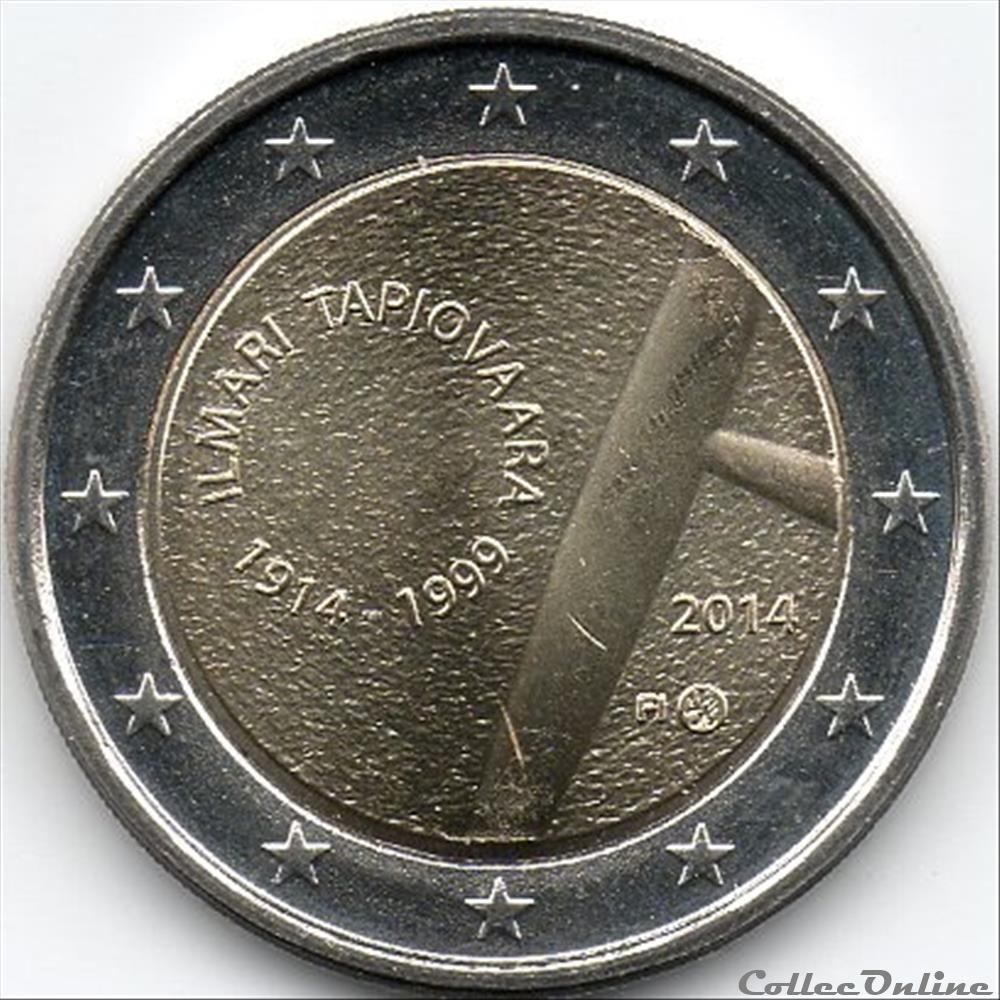 2014 : Ilamari Tapiovaara monnaie euro finlande 2014 ilamari tapiovaara