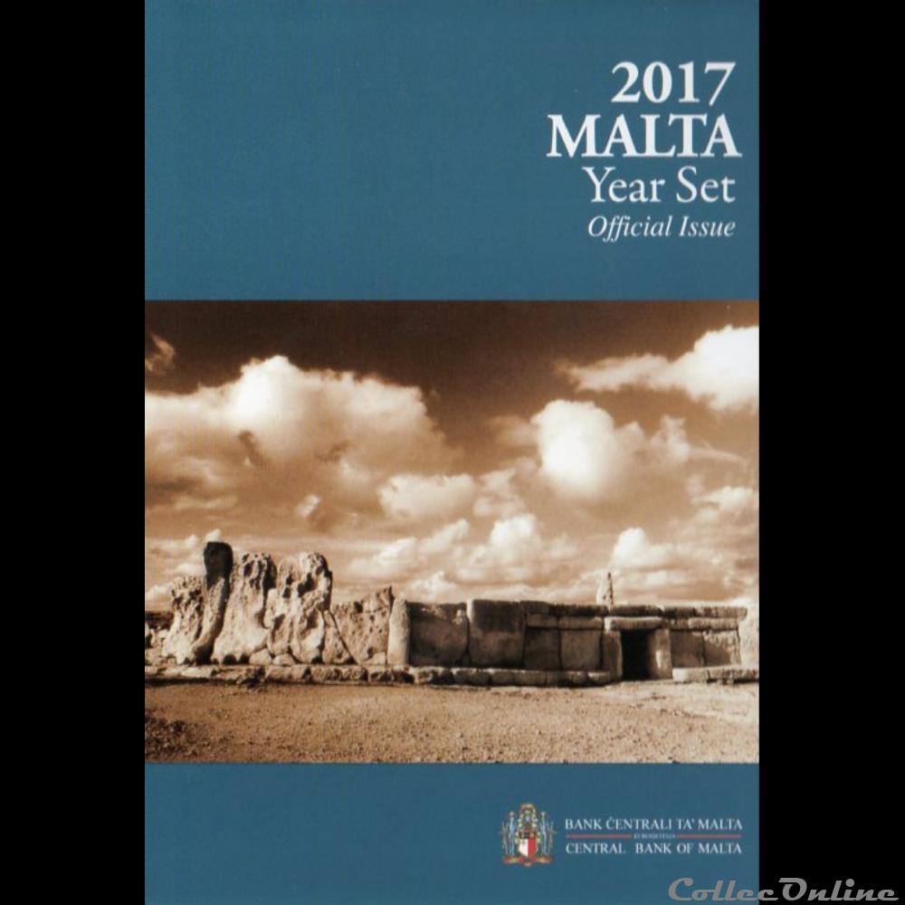 monnaie euro a malte 2017 serie coffret bu