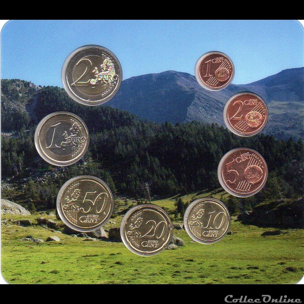 BU : 2017 série BU 5 monnaie euro a andorre bu 2017 serie bu