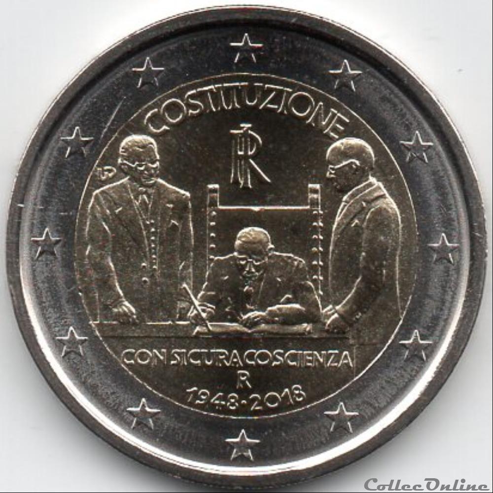 2018 : Constitution monnaie euro a italie 2018 constitution