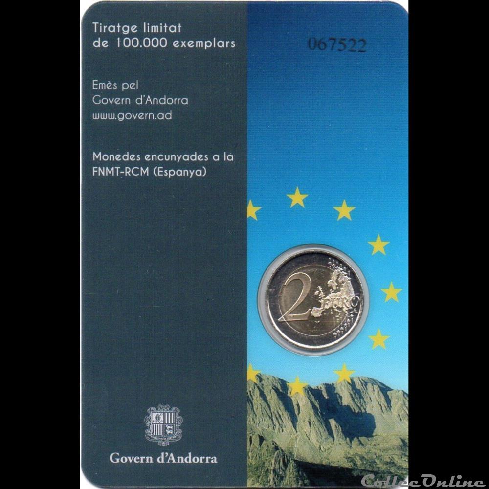 2014 : 20em anniversaire d'Andorre au conseil d'Europe 4 monnaie 2014 20em anniversaire andorre au conseil europe