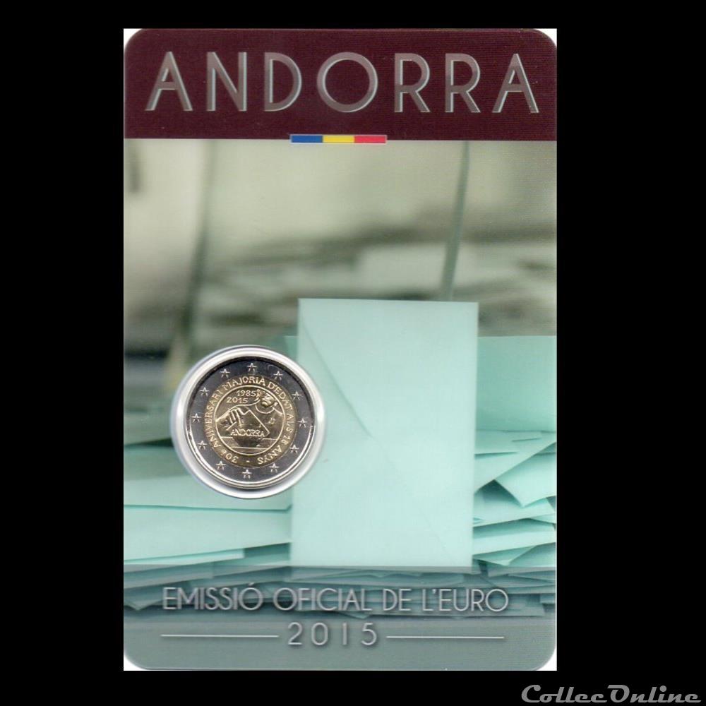 2015 : 30 ans Majorité à 18 ans monnaie euro andorre 2015 30 ans majorite a 18 ans