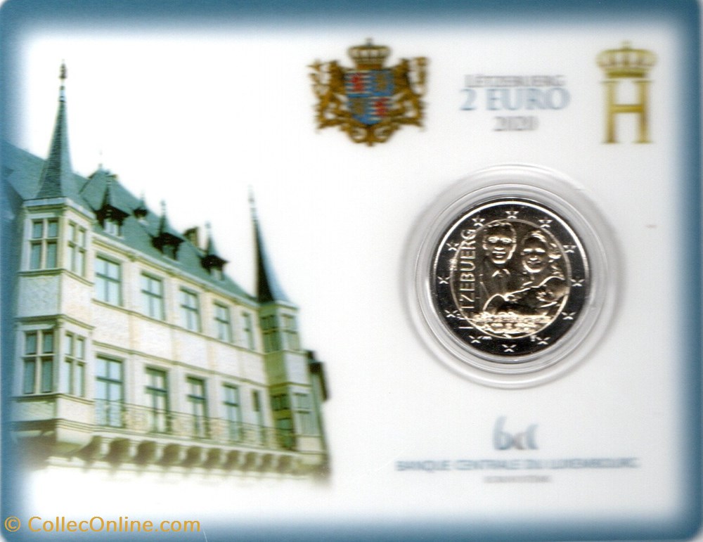 2020 : Coin cade Naissance Prince Charles 10 Mai 2020 monnaie euro luxembourg 2020 coin cade naissance prince charles 10 mai 2020