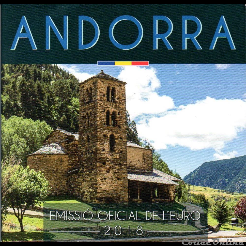 BU : 2018 série BU monnaie euro a andorre bu 2018 serie bu