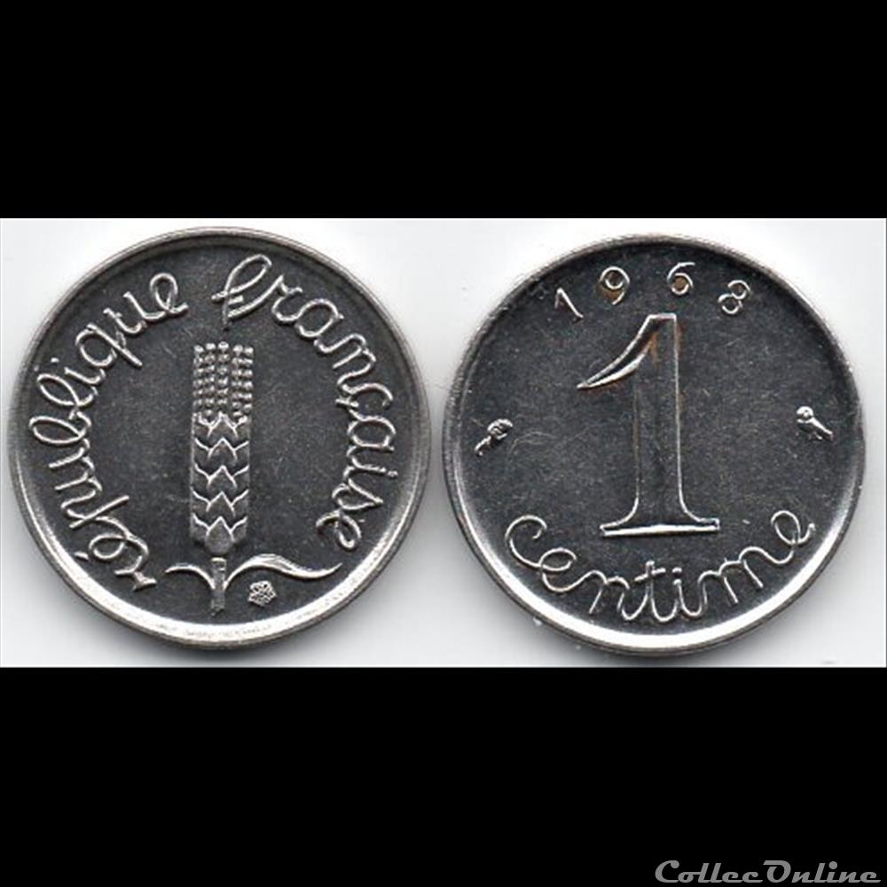 1 centime Epi 1968 monnaie france moderne 1 centime epi 1968