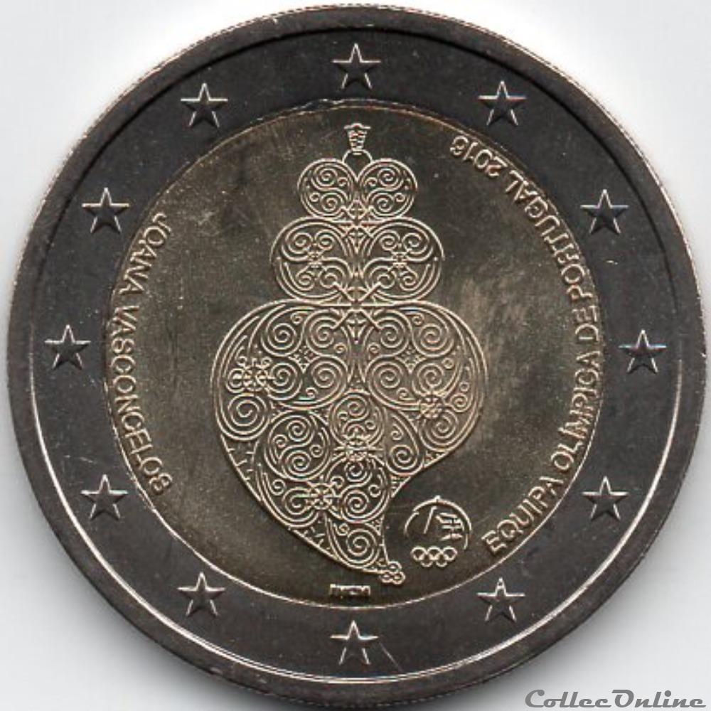 2016 : jeux olympiques d' été 2016 RIO monnaie euro a portugal 2016 jeux olympiques ete 2016 rio