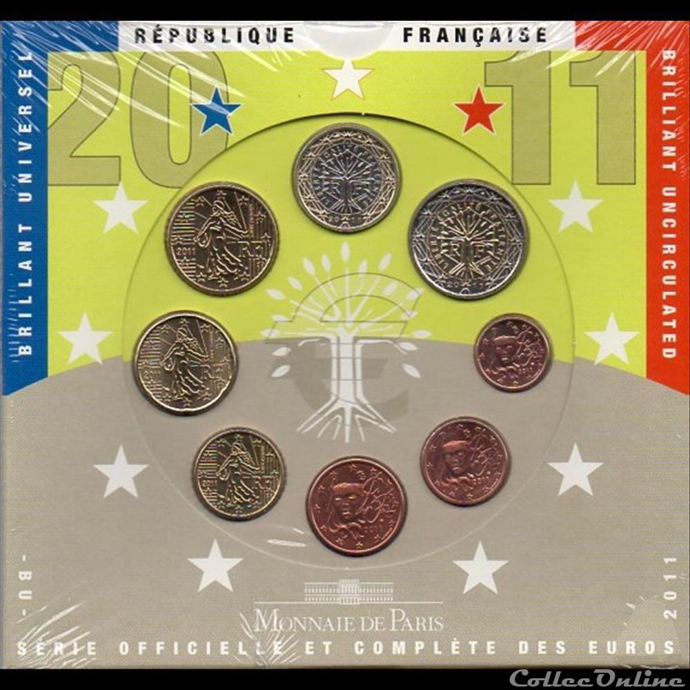 BU 2011 : monnaie euro france bu 2011
