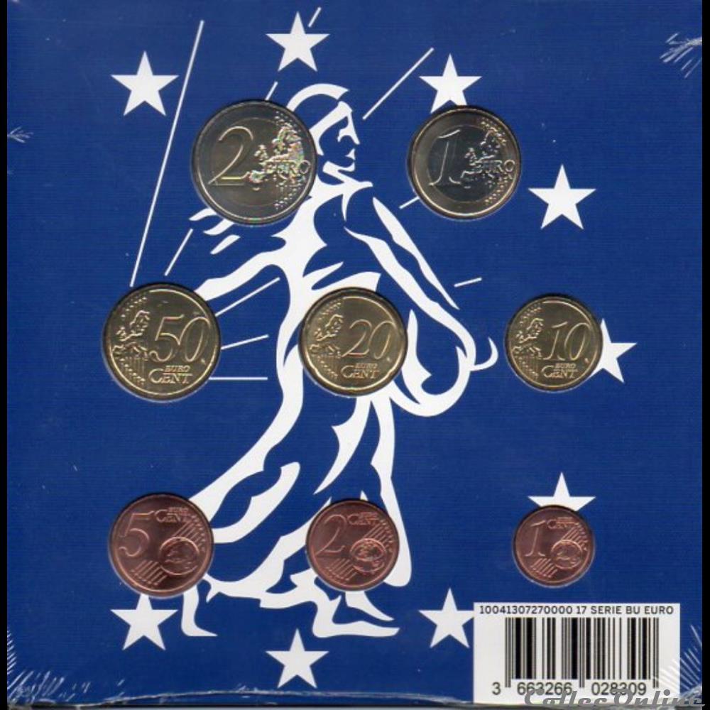 BU : 2017 monnaie euro a france bu 2017