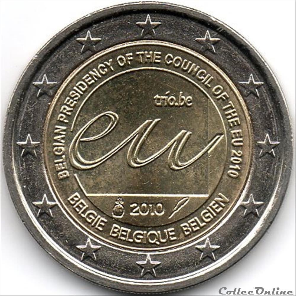 2010 : Présidence UE monnaie euro belgique 2010 presidence ue