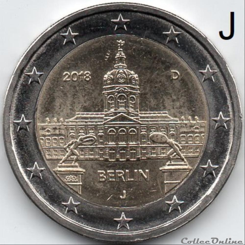 2018 : Berlin 5 monnaie euro a allemagne 2018 berlin