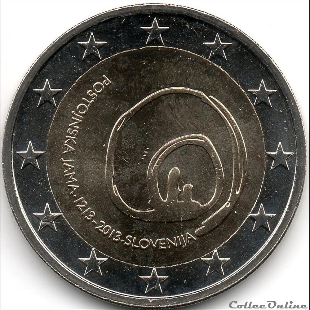 2013 : Grotte de Postojna monnaie euro slovenie 2013 grotte de postojna
