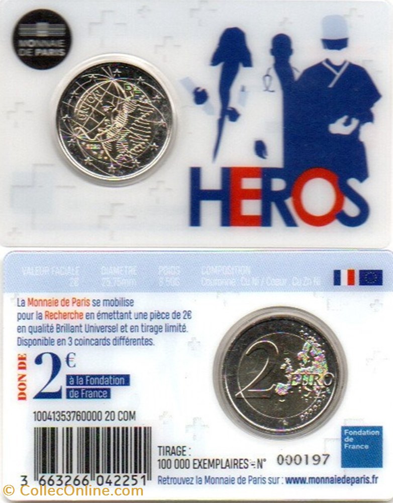 monnaie euro 2020 recherche medicale