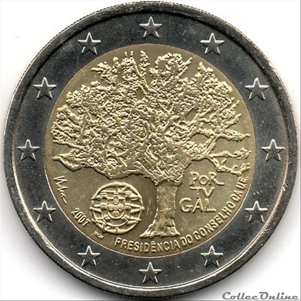 2007 : Présidence Union europée monnaie portugal 2007 presidence union europee