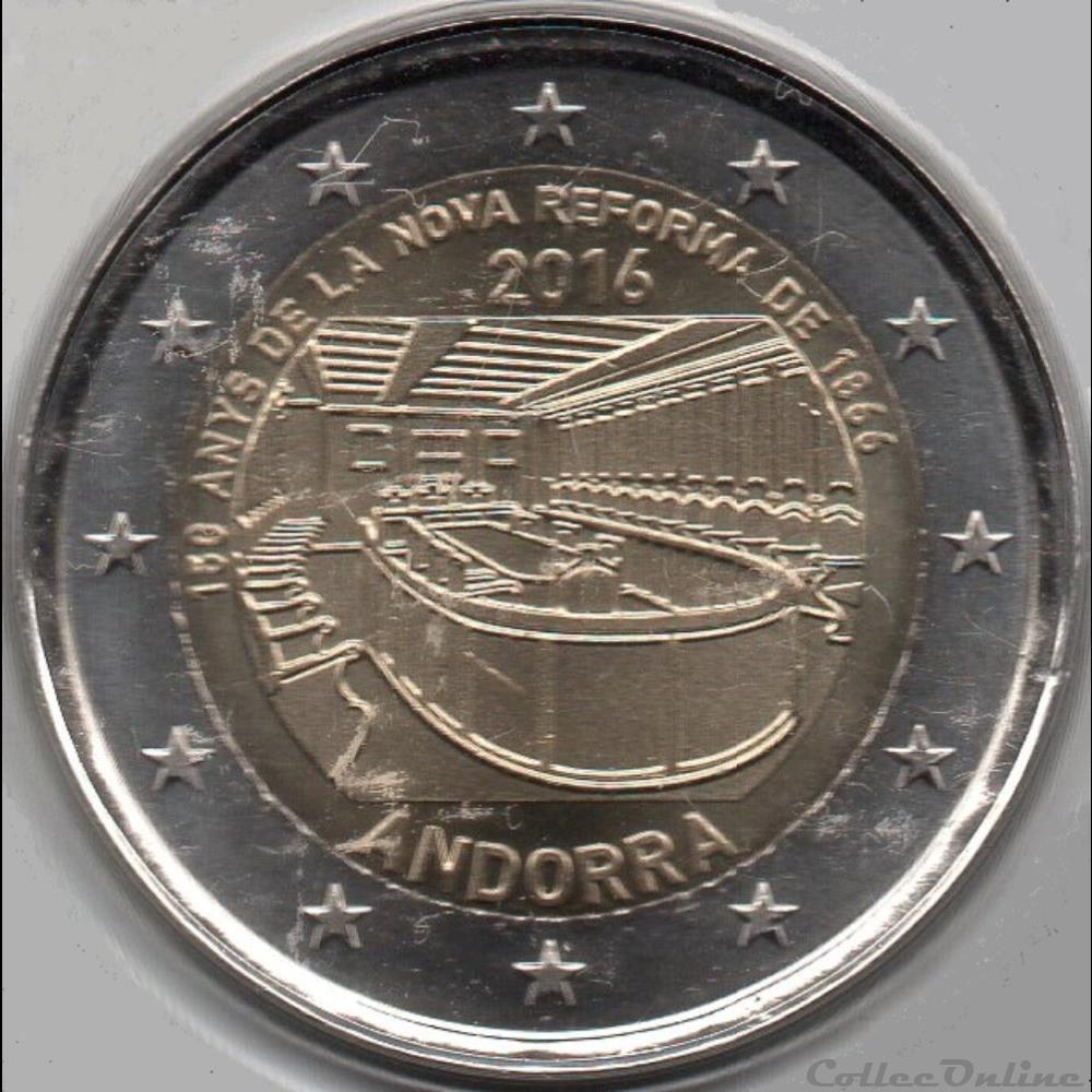 2016 : 150 anys de la Nova Reforma de 1866 3 monnaie euro andorre 2016 150 anys de la nova reforma de 1866