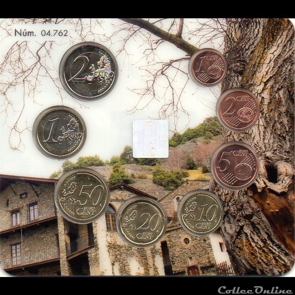 BU : 2019 série BU 4 monnaie euro a andorre bu 2019 serie bu