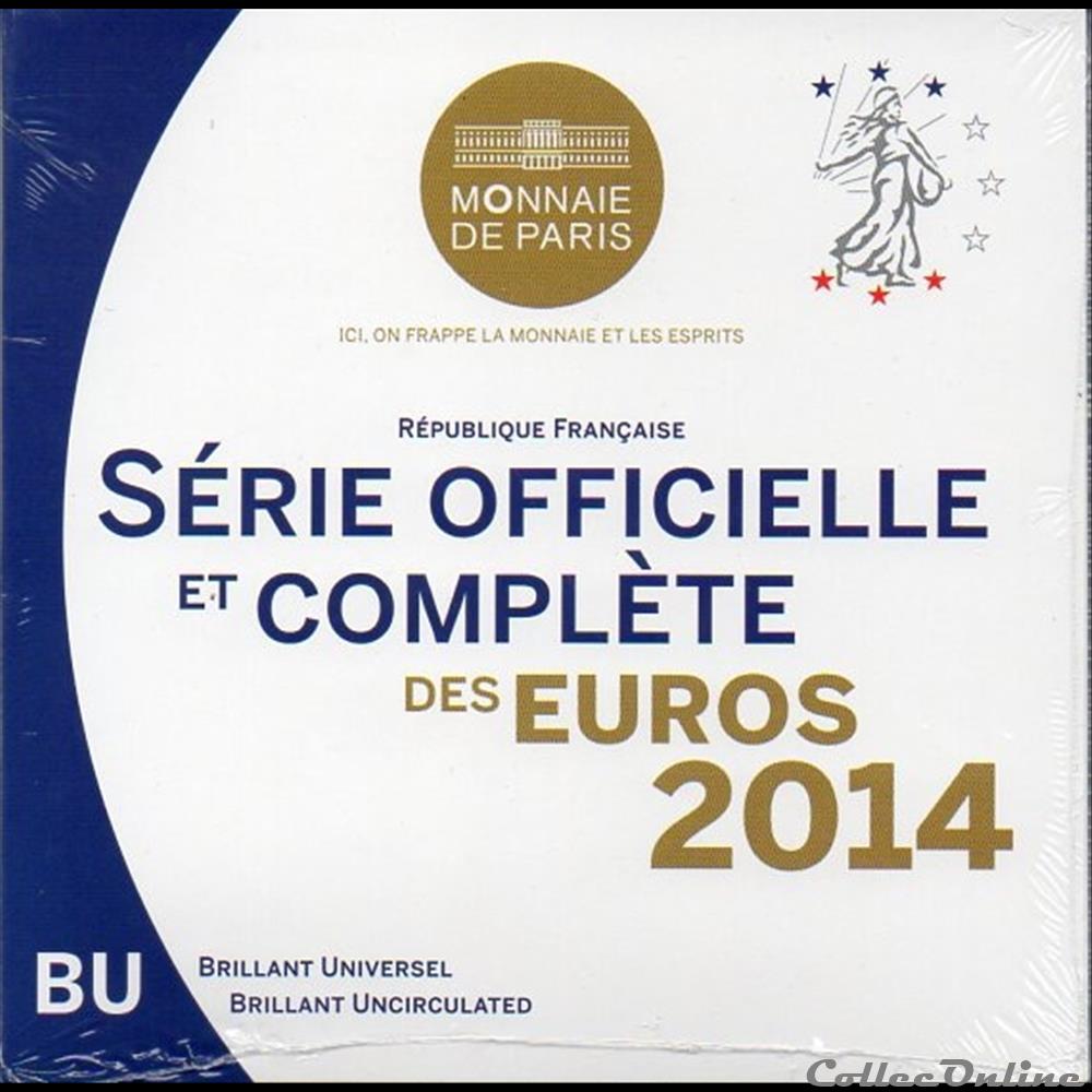 BU 2014 : monnaie euro a france bu 2014