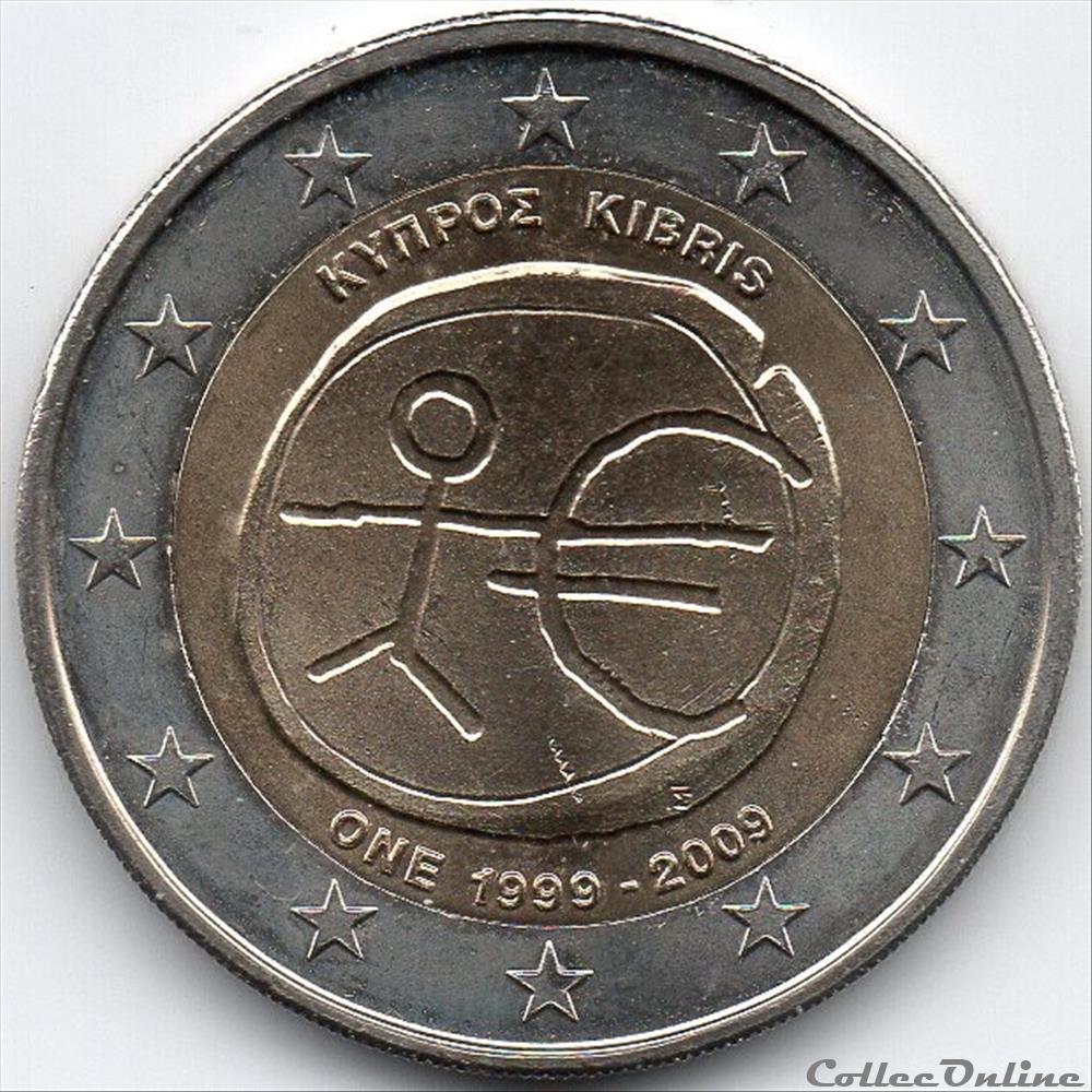 2009 : X° An. U.E et Monétaire monnaie euro chypre 2009 x an u e et monetaire