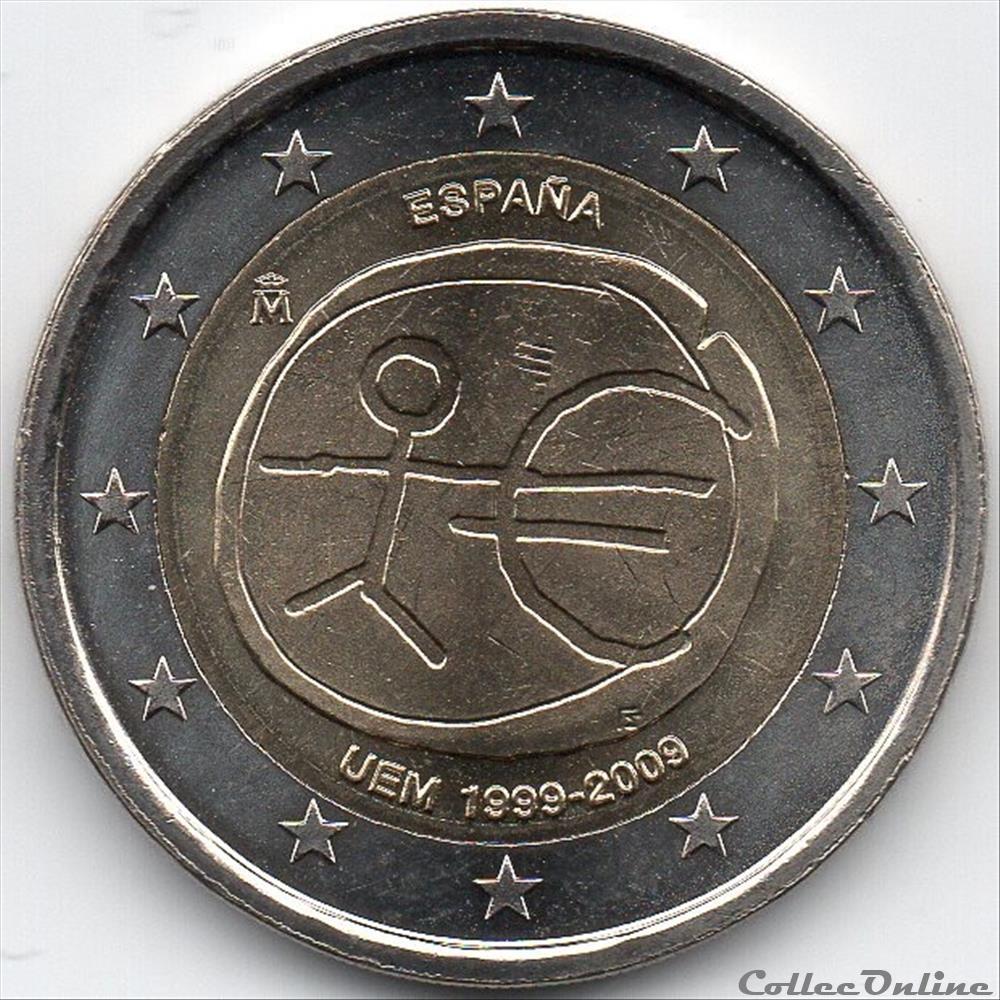 monnaie euro espagne 2009 x an u e et monetaire