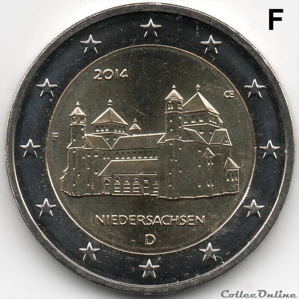 monnaie euro allemagne 2014 eglise saint michel de hildelsheim