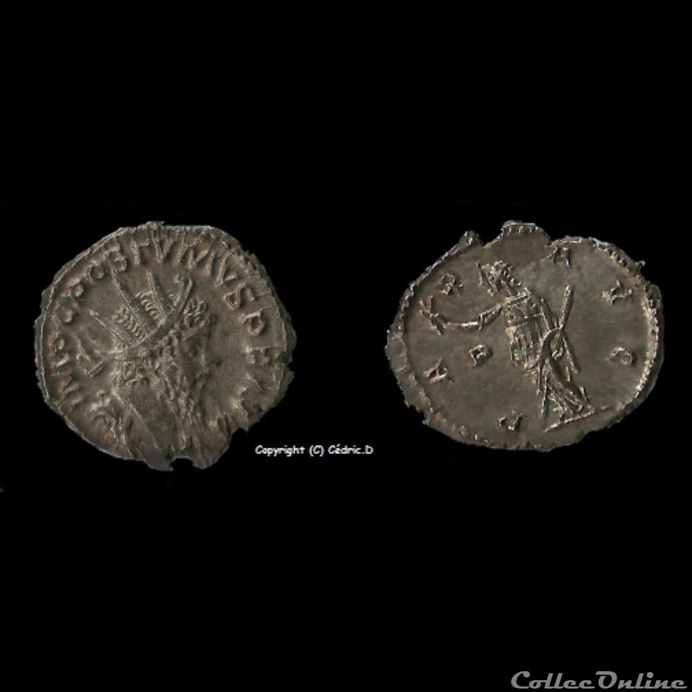 POSTVMVS PAX AVG / P monnaie antique romaine postvmvs pax avg p