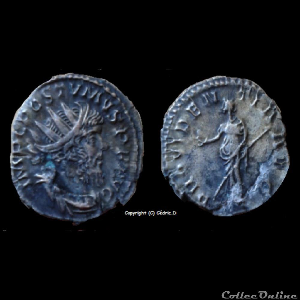 monnaie antique romaine postvmvs providencia avg