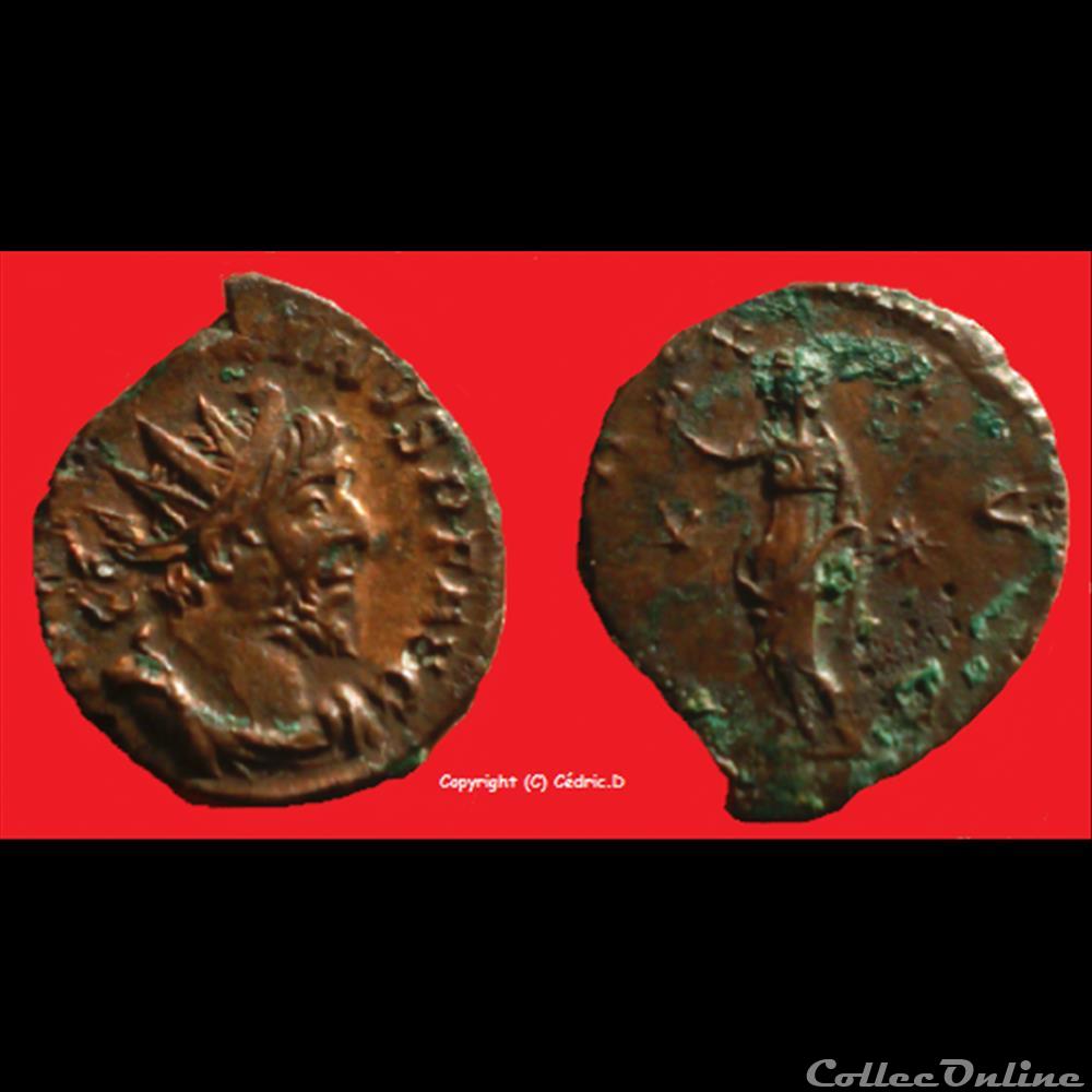 VICTORIN PAX AVG V/* monnaie antique romaine victorin pax avg v