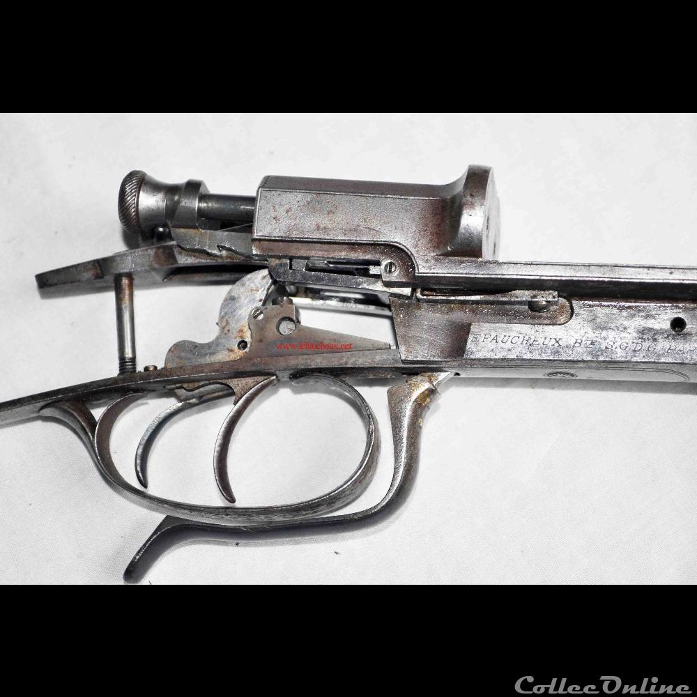 Fusil Lefaucheux "Hammerless" 4 militarium arme feux ancienne fusil lefaucheux hammerless
