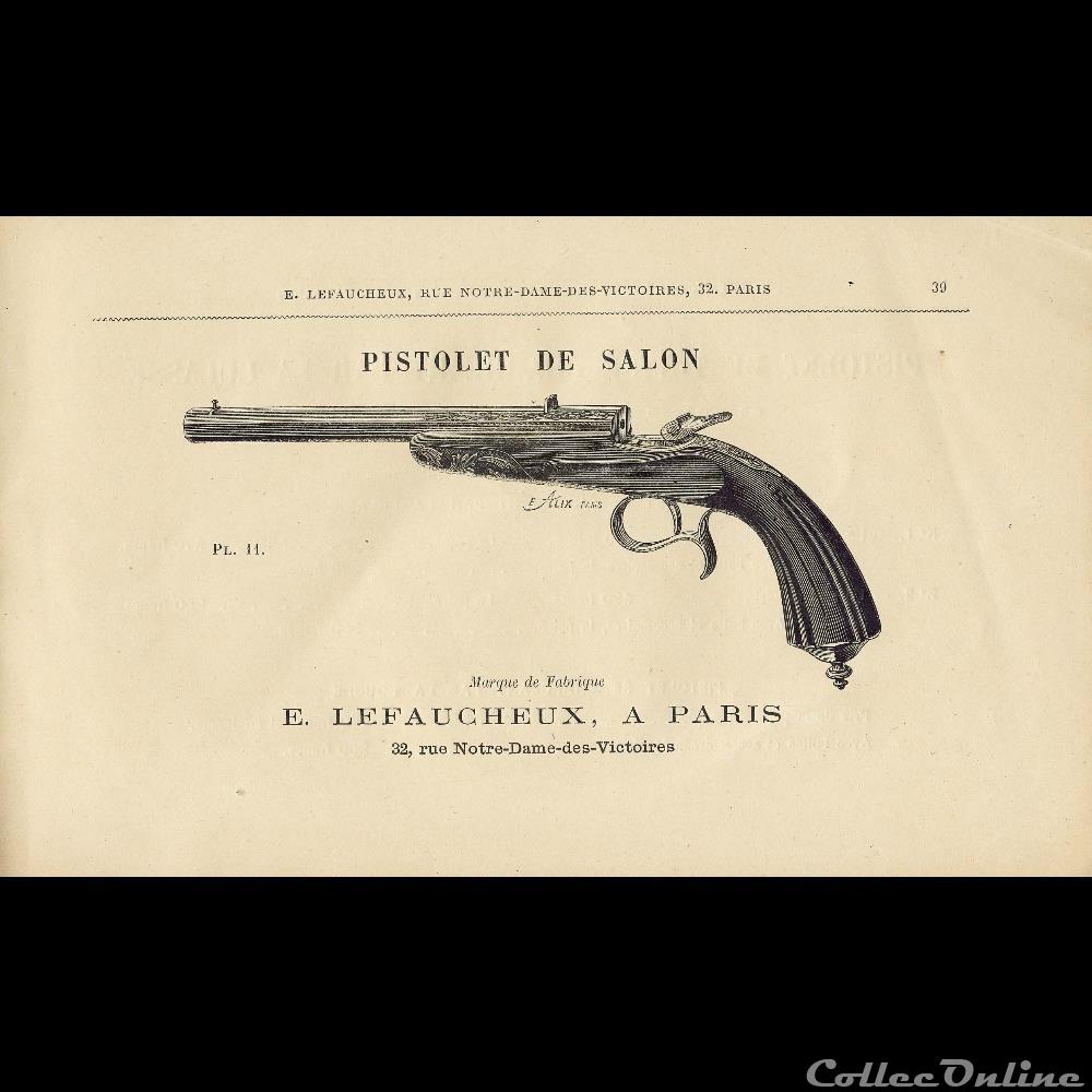 Pistolet Flobert 6 mm par Lefaucheux 2 militarium autre pistolet flobert 6 mm par lefaucheux