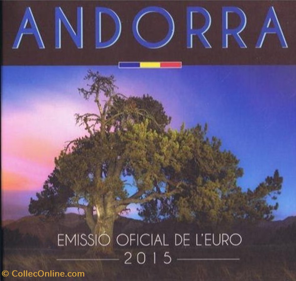 Andorra Euro Coinset 2015 monedas euros andorra euro coinset 2015