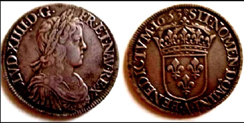 monnaies europe medievale a france royales ecu louis xiv 1653