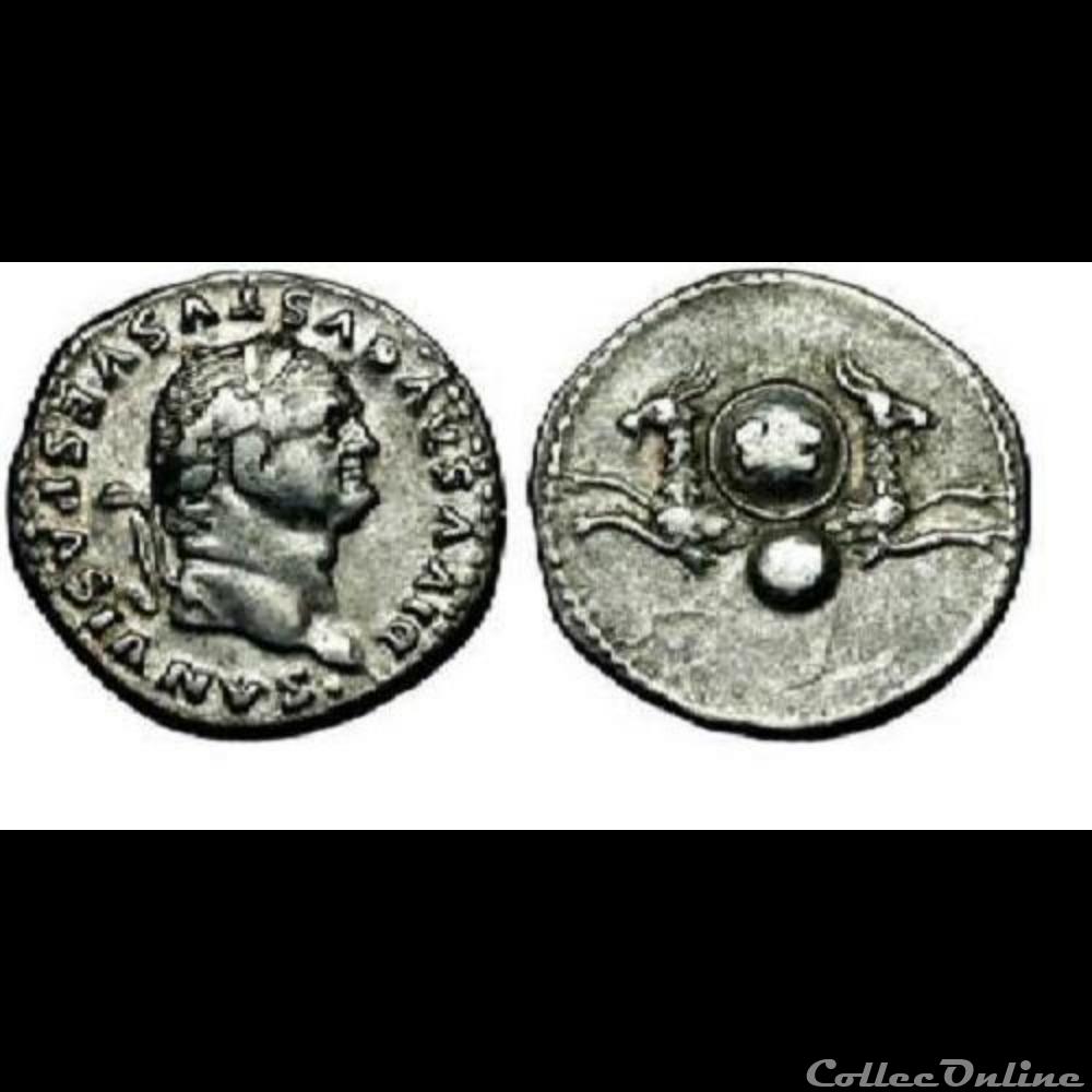 monnaie antique romaine denier vespasien